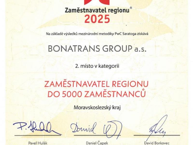 News - Zweiter Platz im Wettbewerb „Arbeitgeber der Region 2025“